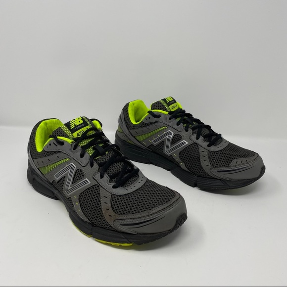 New Balance Other - New Balance 470 V3 Mens Running Shoes Gray & Green M470CY3 Low Top Sneakers 10.5